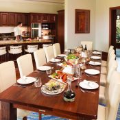 dining table at Maitraya Luxury Private Retreat