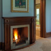 Maitraya homestead fireplace