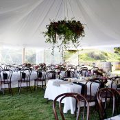 wedding marquee with place setting - Maitraya Luxury Private Retreat Albany